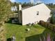 Spacious backyard, with privacy fence and mature trees at 616 Branchview Dr, Durham, NC 27713