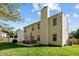 Large backyard with outdoor dining and grill, ideal for summer barbecues at 616 Branchview Dr, Durham, NC 27713