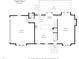 Detailed floor plan of the house showcasing layout including kitchen, living, dining, garage and outdoor deck at 6216 Valley Estates Dr, Raleigh, NC 27612