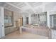 Spacious kitchen featuring light wood cabinets, central island, and drywall at 7436 Summer Tanager Trl, Raleigh, NC 27614