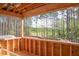 View from the porch featuring a scenic view of the surrounding trees and nature at 7436 Summer Tanager Trl, Raleigh, NC 27614
