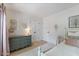 Bedroom features a bed, a dresser, and two closets at 812 Northclift Dr, Raleigh, NC 27609