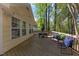 Inviting wooden deck furnished with outdoor seating, perfect for relaxation and entertaining at 812 Northclift Dr, Raleigh, NC 27609