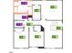 Second floor blueprint showing the primary bedroom, primary bath, three additional bedrooms, and loft at 86 Orchard St, Lillington, NC 27546