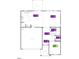First floor blueprint featuring a garage, kitchen, nook, Gathering area, and den at 86 Orchard St, Lillington, NC 27546