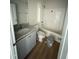 Stylish bathroom showcasing a granite countertop vanity, modern fixtures, and a shower-tub combo at 99 Pate Landing Dr, Selma, NC 27576