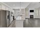 Bright open kitchen with stainless appliances, granite countertops and eat-in island at 1077 Williams-White Rd, Zebulon, NC 27597