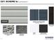 Exterior selections featuring various colors and materials for siding, brick, and trim at 128 Pisgah St, Sanford, NC 27330