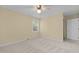 Bedroom with neutral carpet and a large window at 1304 Deboy St, Raleigh, NC 27606