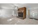 Inviting living room featuring a fireplace, ceiling fan, and ample natural light at 1304 Deboy St, Raleigh, NC 27606