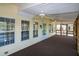 Large porch with multiple ceiling fans offers lots of room to entertain at 150 Big Horn Cv, Louisburg, NC 27549