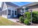 Outdoor patio with a BBQ, perfect for gatherings and relaxation at 150 Red Admiral Ct, Hillsborough, NC 27278