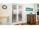 Office area behind french doors at 150 Red Admiral Ct, Hillsborough, NC 27278