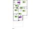 Second-floor plan shows bedrooms, baths and loft at 2640 Pivot Ridge Dr, Raleigh, NC 27616