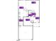 First-floor plan shows entry, den, kitchen, nook, Gathering room, laundry and garage at 2640 Pivot Ridge Dr, Raleigh, NC 27616
