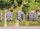 Aerial view of a house featuring solar panels at 303 E J St, Erwin, NC 28339