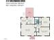 Home floor plan layout showing dimensions and connections between rooms at 312 Greenwood Dr, Durham, NC 27704