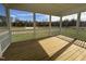 Screened-in porch with scenic views of the outdoors, ideal for relaxing and entertaining at 316 Catheys Creek Cir, Wendell, NC 27591