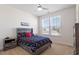 Cozy bedroom with a comfortable bed, natural light, and neutral decor at 356 Avery Glenn Way, Fuquay Varina, NC 27526