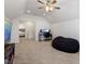 Large bonus room featuring a desk, a comfy beanbag, and access to the bedroom at 356 Avery Glenn Way, Fuquay Varina, NC 27526