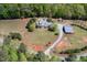 Sprawling home with inground pool, multiple outbuildings, and circular driveway on large lot at 3787 Pleasant Hill Church, Siler City, NC 27344