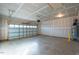 Spacious two-car garage with ample room for storage and an automatic door at 40 Rosewood Ln, Youngsville, NC 27596