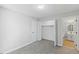 Bedroom with carpet, access to closet, and access to bathroom at 4101 Five Oaks Dr # 40, Durham, NC 27707