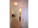 Hallway with access to bathroom, bedrooms and dining room at 502 W Poplar Ave # C2, Carrboro, NC 27510