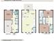 Floor plan for property with layout of rooms at 5403 Bayside Ct, Raleigh, NC 27613