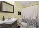 Bathroom with sleek fixtures, a vanity, and modern design at 545 E Lenoir St, Raleigh, NC 27601