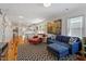 Comfortable living area with hardwood floors, stylish furnishings, and an open layout at 545 E Lenoir St, Raleigh, NC 27601