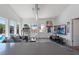 Living room with views to the pool, access to the outdoors, and natural light at 545 E Lenoir St, Raleigh, NC 27601