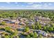 Aerial view showcasing the town's layout amidst lush greenery, emphasizing its central location at 730 N Harrison Ave, Cary, NC 27513