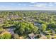 Breathtaking aerial view showcasing the lush green surroundings of the neighborhood at 730 N Harrison Ave, Cary, NC 27513
