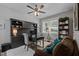 This well-lit office is perfect for working from home with a built-in desk and ample storage at 775 Sagamore Dr, Louisburg, NC 27549