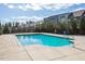 Community pool offers recreational space on sunny days at 7822 Allscott Way, Raleigh, NC 27612