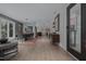 Open floor plan with dining area flowing into the kitchen and living room at 1001 Manchester Dr, Raleigh, NC 27609
