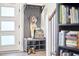 Entryway features an organized coat rack with storage, a convenient bench and stylish decor at 107 Hillcrest Ave # C And D, Carrboro, NC 27510