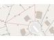 Detailed aerial view showcases property lines and neighborhood layout with nearby homes and street, providing a sense of community at 1116 Holburn Pl, Raleigh, NC 27610