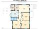 Floor plan showcasing layout with key measurements and room dimensions at 1116 Holburn Pl, Raleigh, NC 27610