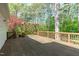 Spacious back deck with pergola, perfect for outdoor entertaining and enjoying wooded view at 1120 Shetland Ct, Raleigh, NC 27609