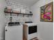 Functional laundry room with modern washer and dryer at 119 Wolf Creek Dr, Wendell, NC 27591