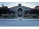 Charming community clubhouse with stone accents, manicured landscaping, and convenient parking at 120 Putters Ct, Durham, NC 27703