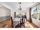Open-concept dining area adjacent to the living room, perfect for entertaining guests at 12433 N Exeter Way, Durham, NC 27703