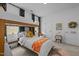 A ' bedroom features a bunk bed, floral curtains, and a nightstand at 127 Sanderway Dr, Chapel Hill, NC 27516