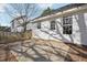 View of the backyard with a concrete patio and a privacy fence at 1432 E Stonemason Dr, Fuquay Varina, NC 27526