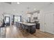 Spacious open concept layout connecting the kitchen, dining area, and living spaces for easy entertaining at 1526 Millrock Trl, Wendell, NC 27591
