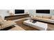 Modern living room featuring neutral furniture, minimalist design, and sleek decor at 1813 Grady Dr, Durham, NC 27712