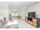 The upstairs bonus living space has a cozy sitting area and study nook with great light at 214 S Camellia St, Chapel Hill, NC 27516