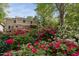 Beautifully landscaped backyard with colorful azaleas and a screened porch at 2221 Dungiven Ct, Garner, NC 27529